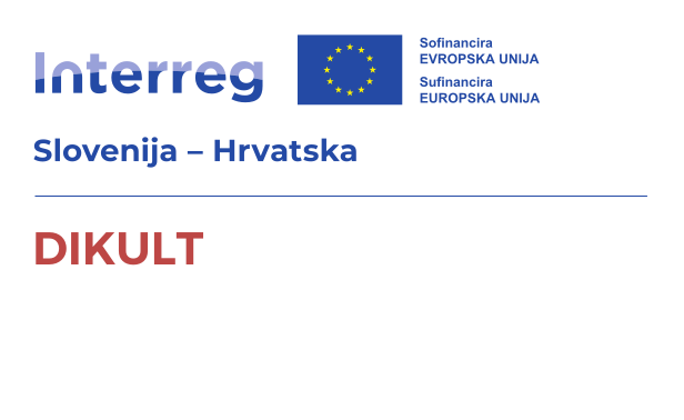 Logotipi projekta DIKULT i programa Interreg Slovenija – Hrvatska